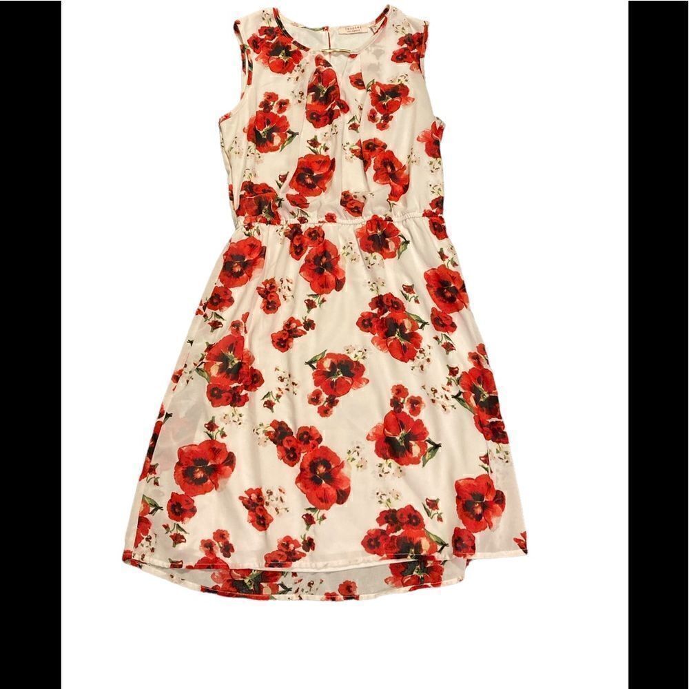 Tempted floral large woman’s short dress